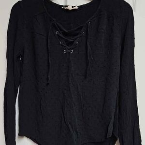 Women's Pink Republic size XS black blouse